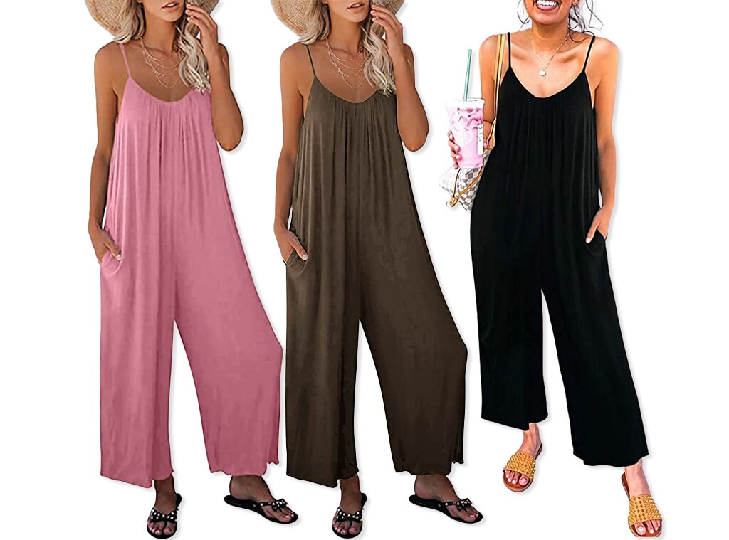Buy Boldgal Women's Fashion Party Casual Wide Leg Jumpsuit (Beige_Small) at  Amazon.in